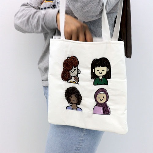 Curly Thoughts Tote Bag