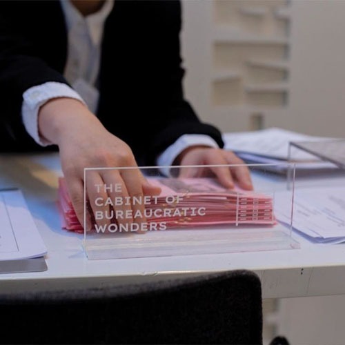 Making the Cabinet of Bureaucratic Wonders: productive encounters with non-human public agents